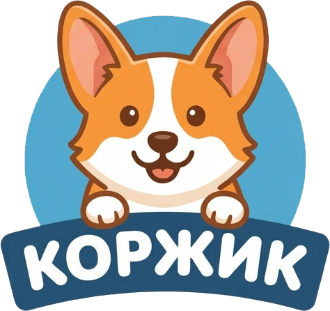 Корги — талисман студии Коржик